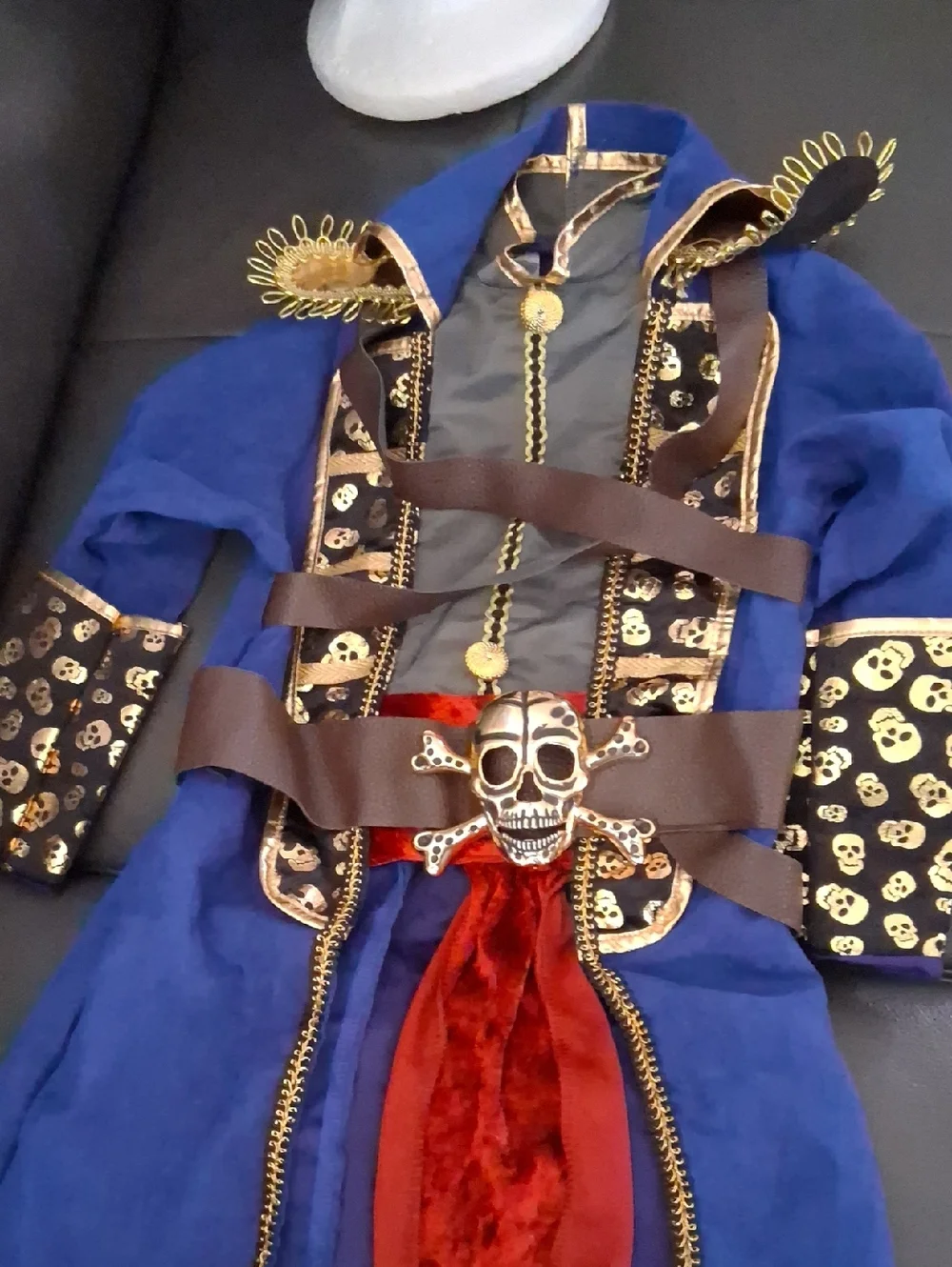 Pirate Coat, Hat, Mask  Costume
